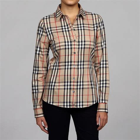 women's burberry shirt replica free shipping|burberry plaid shirt look alike.